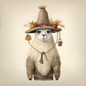 Lama, 18. yüzyıl Amerika 2