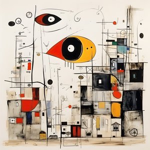 Joan Miró'nun gerçeküstü çizimleri. 3