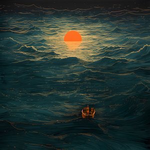 İki tekne, Kuzey Denizi#39;nin boş dünyasındaki tek ışık olan dolunay olan, dönen Charybdis#39;e doğru, mürekkep rengi suyun içinden sessizce süzülüyordu. 4