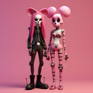 yılbaşından önceki kabus serseri pembe minnie ve mickey mouse 2