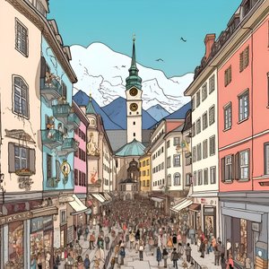 Innsbruck, çizgi film 2