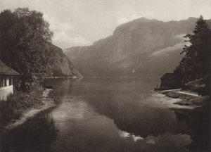Altausseer See (s/b fotoğraf) by Kurt Hielscher