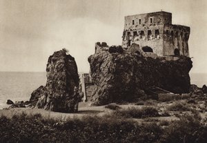 İtalya: Castello Praia a Mare, Calabria (s/b fotoğraf) by Kurt Hielscher