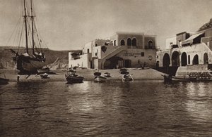 İtalya: S Angelo, Ischia (s/b fotoğraf) by Kurt Hielscher