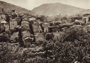 İtalya: Scanno, Abruzzi (s/b fotoğraf) by Kurt Hielscher