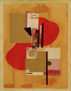 2 kırmızı nokta by Kurt Schwitters