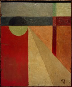 Soyutlama 45 / balo elbisesi by Kurt Schwitters