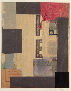 Kolaj, 1923 by Kurt Schwitters
