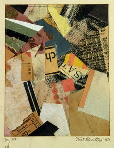 MZ 318 CH., 1921 by Kurt Schwitters