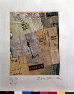Merz 133 (Kolaj by Kurt Schwitters