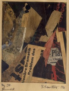Merz 221, 1921. by Kurt Schwitters