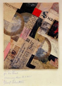 Turuncu kaplamalar olmadan Mz by Kurt Schwitters
