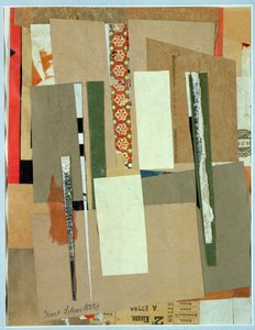 Demiryolu, 2. Sınıf, 1923 by Kurt Schwitters