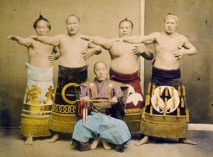 Sumo Güreşçileri, 1877 dolayları