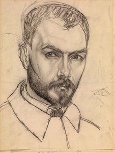 Otoportre, c. 1913 by Kuzma Sergeevich Petrov Vodkin