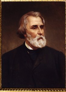 ""Portrait de Ivan Sergueievitch Tourgueniev (Turgenev by Kyrill Antonovitch Gorbunov