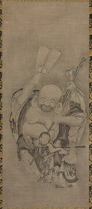 Taoist Ölümsüzler ile Hotei: Hotei, c. 1575-1600.