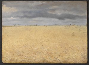 Ring Köyü yakınlarında bir Çavdar Tarlası by Laurits Andersen Ring