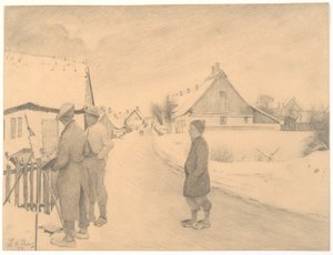 Köydeki ressam by Laurits Andersen Ring