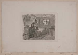 Örgü karısı olan çiftlik evi by L.A. Schou