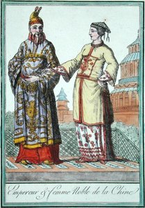 Bir Çin İmparatoru ve Soylu Kadın, Jules Grasset de Saint-Sauveur (1757-1810) 1796