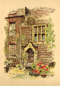 Staple Inn, Londra, 1924. by L. A. Hayes
