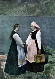 Postacı, Sognafjorden, Norveç, c1890 by L Boulanger