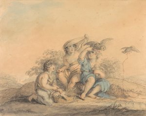 Evcil Baykuşları Olan Çocuklar by Lady Diana Beauclerk