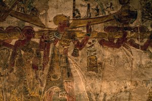 Derr tapınağından kısma, Aşağı Nubia, Mısır, Mısır uygarlığı, Yeni Krallık, Hanedan XIX