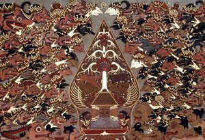Gölgeler Tiyatrosu (wayang kulit), Mangkunegaran Sarayı, Surakarta, Java, Endonezya