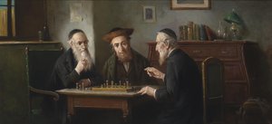 satranç oyunu by Lajos Kolozsváry