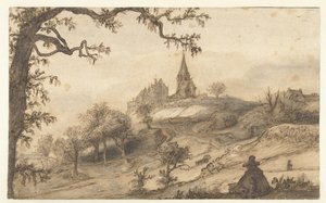 Hoch-Elten'in görünümü by Lambert Doomer