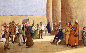 Tapınaktaki Çekme Sıraları, 'Mısır'ın Aydınlık Tarafı'ndan, 1908