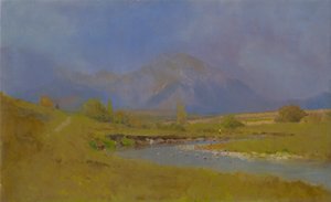 İlkbahar yağmurundan sonra Podtatranská manzarası, 1878-79 by Laszlo Mednyanszky