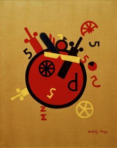Büyük tekerlek by Laszlo Moholy Nagy