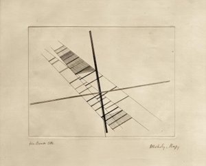 kesişen köşegenler by Laszlo Moholy Nagy