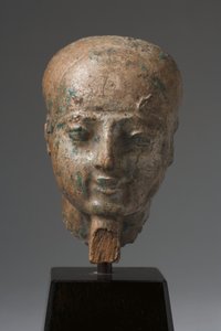 Ptah başı (sırlı steatit) (ayrıca bkz. 325628)