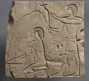Cenaze Ayinlerini Gerçekleştiren Rahipler, MÖ 667-647 dolayları by Late Period Egyptian