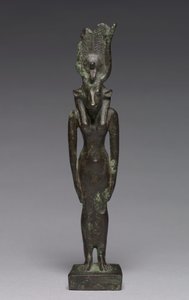 Hathor Heykelciği, MÖ 664-30 by Late Period Egyptian