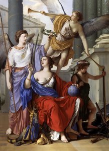 Avusturya Anne Naipliği Alegori by Laurent La Hyre de