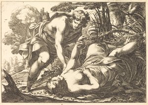 Cephalus ve Procris by Laurent de la Hyre