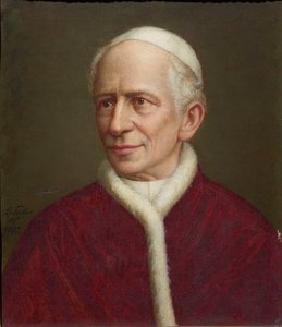 Papa Leo XIII 1810-1903, 1892 portresi. by Laurenz Schäfer
