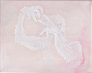 Heykelsi, 2025 (tuval üzerine akrilik)