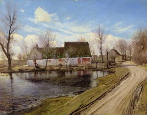 Baldersbronde sınırlarındaki Çiftlik Evleri by Laurits Andersen Ring