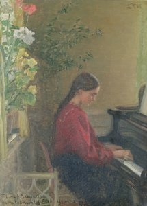 Sanatçının Piyano Çalan Kızı Yvonne, 1905 dolayları (tuval üzerine yağlı boya)