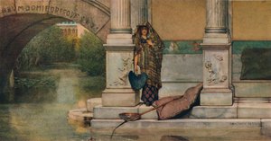 Balık tutma, 1875 by Lawrence Alma Tadema