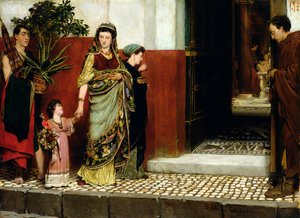 Marketten Dönüş by Lawrence Alma Tadema