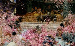 Heliogabalus'un Gülleri için Çalışma, 1888 dolayları (tuval üzerine yağlı boya) by Lawrence Alma Tadema