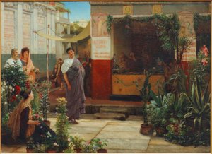 çiçek pazarı by Lawrence Alma Tadema