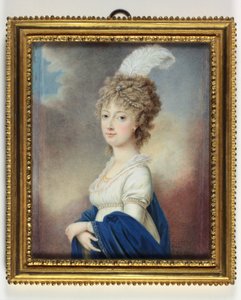 Marie-Therese-Charlotte, Angouleme Düşesi (emaye) by Le Chevalier De Beaumont